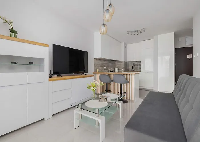 Nowoczesny W Gliwicach Z Umeblowanym Balkonem By Renters Apartmán